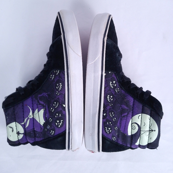 Vans Disney The Nightmare Before Christmas Sk8 High Sneakers Size 7 - Picture 3 of 11